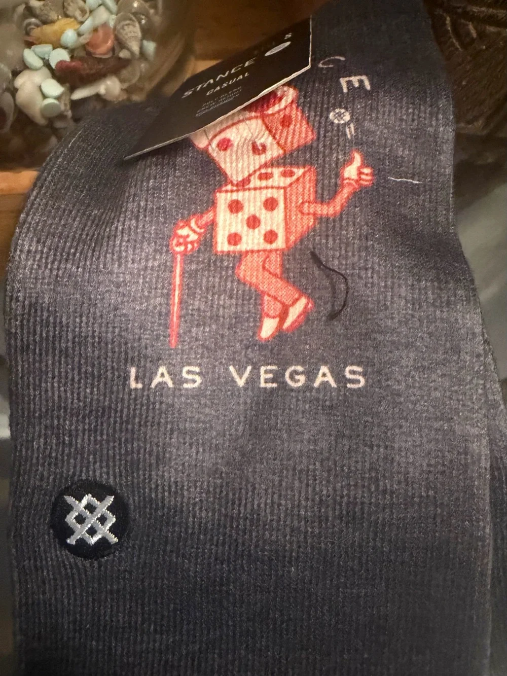 Stance Men’s Las Vegas Navy Crew Socks. NWT. Size small